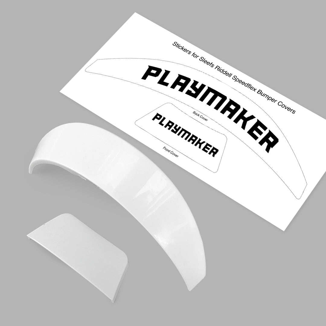 Playmaker Riddell Speedflex Front and Back Bumper Sticker Kit