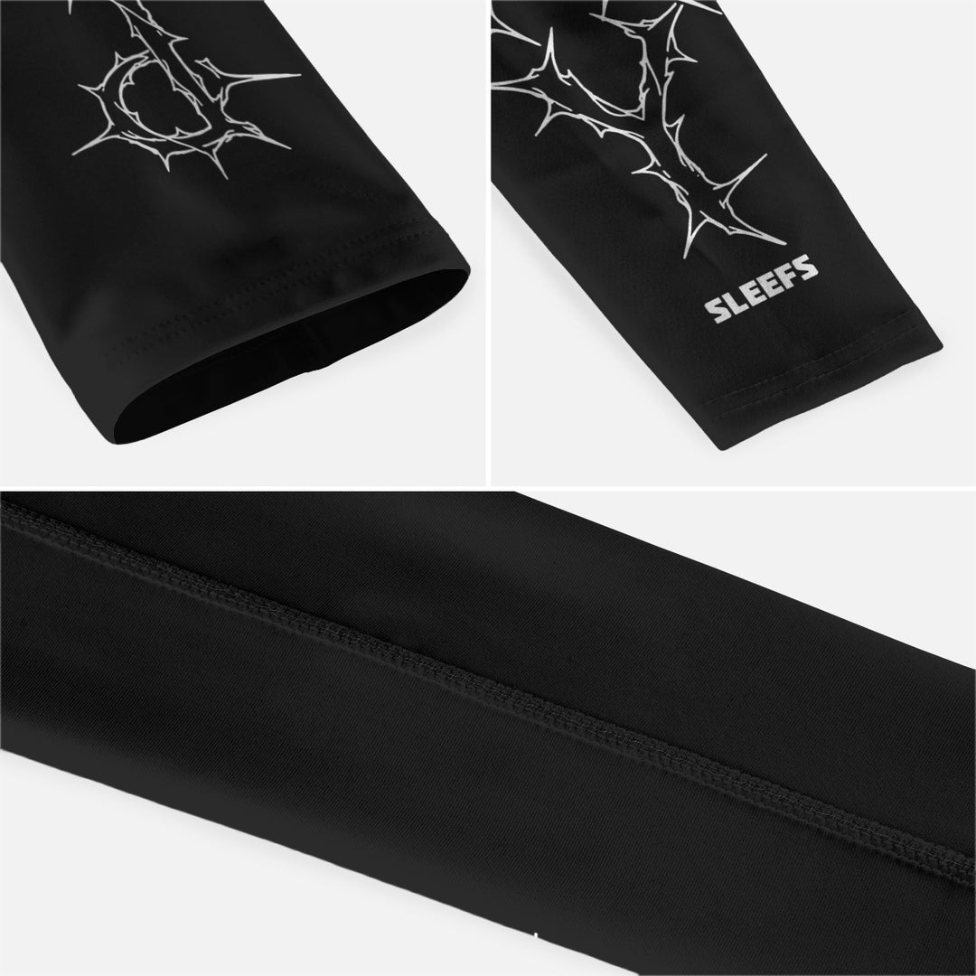 Pray Thorns Black Kids Arm Sleeve