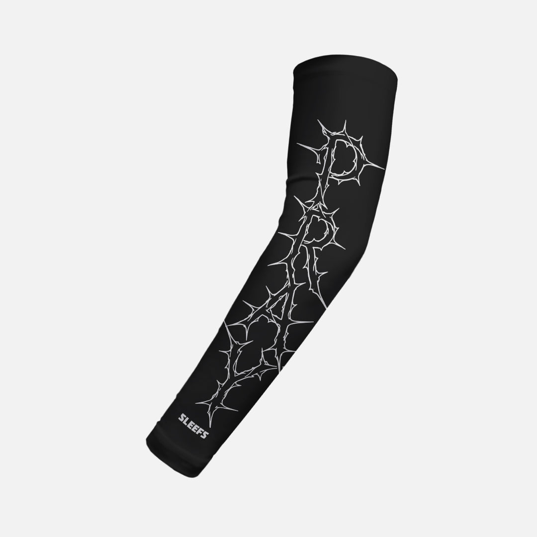 Pray Thorns Black Kids Arm Sleeve