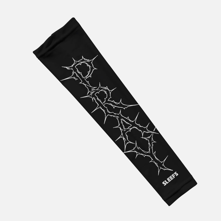 Pray Thorns Black Kids Arm Sleeve