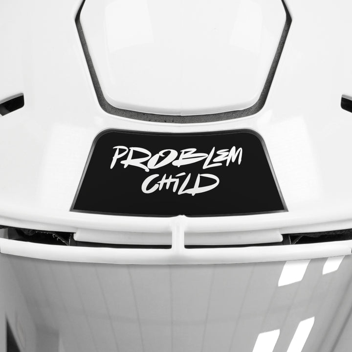 Problem child Riddell Speedflex Front and Back Bumper Sticker Kit