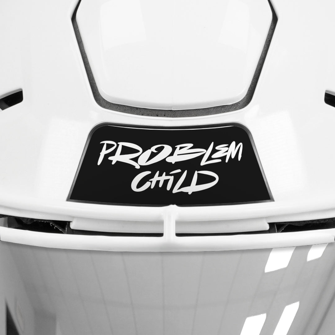 Problem child Riddell Speedflex Front and Back Bumper Sticker Kit