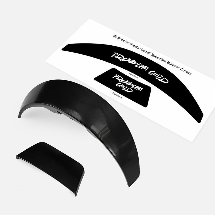 Problem child Riddell Speedflex Front and Back Bumper Sticker Kit
