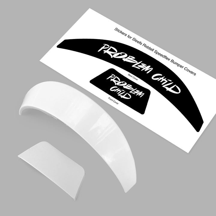 Problem child Riddell Speedflex Front and Back Bumper Sticker Kit