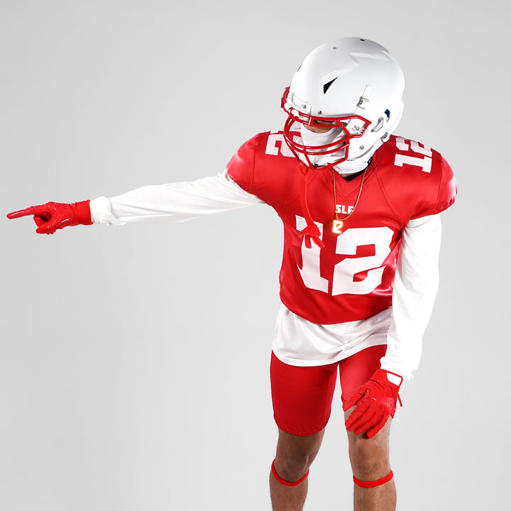 Basic White Dry Fit Cotton/Poly Long Sleeve Tee