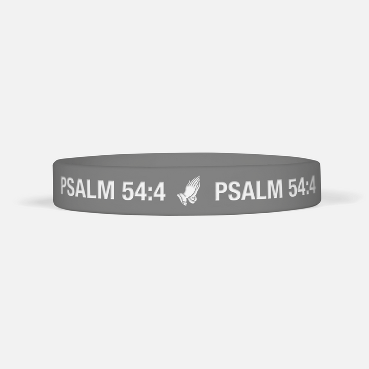 Psalm 54:4 Motivational Wristband