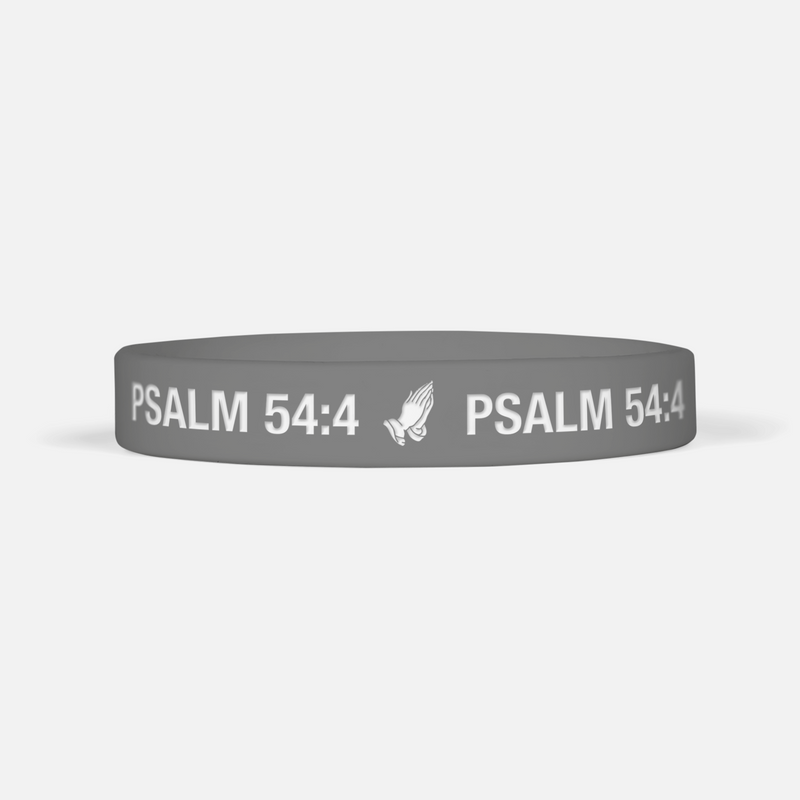 Psalm 54:4 Motivational Wristband