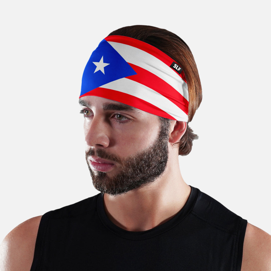 Puerto Rico Flag Headband