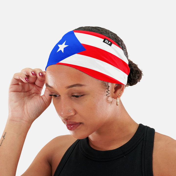 Puerto Rico Flag Headband