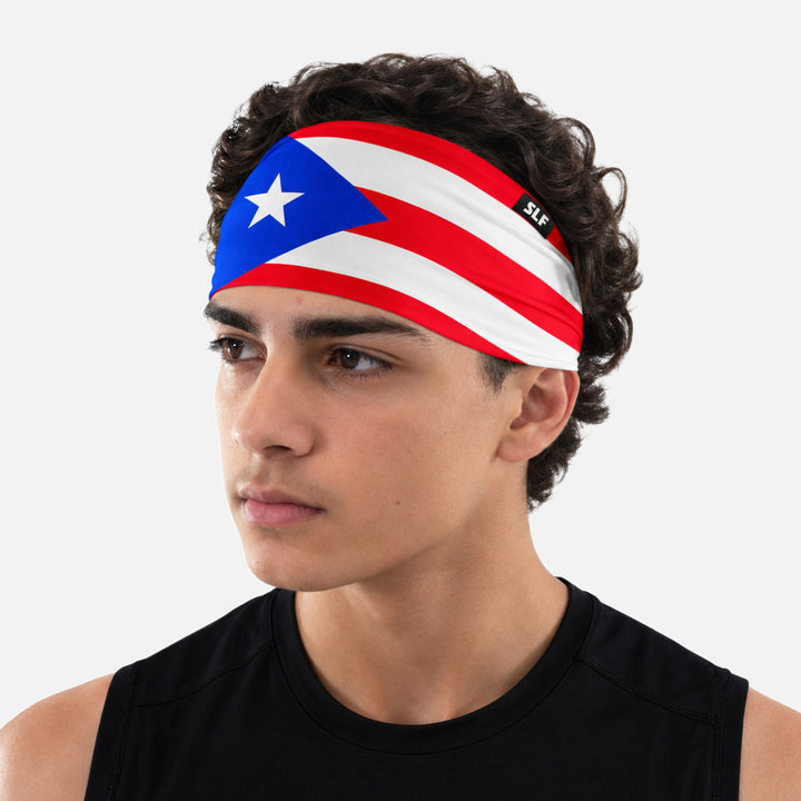 Puerto Rico Flag Headband