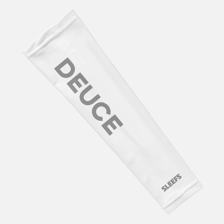 Pure White Deuce Tennis Arm Sleeve