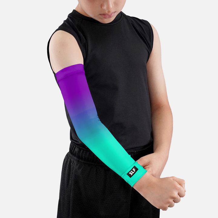Purple Mint Ice Pop Kids Arm Sleeve