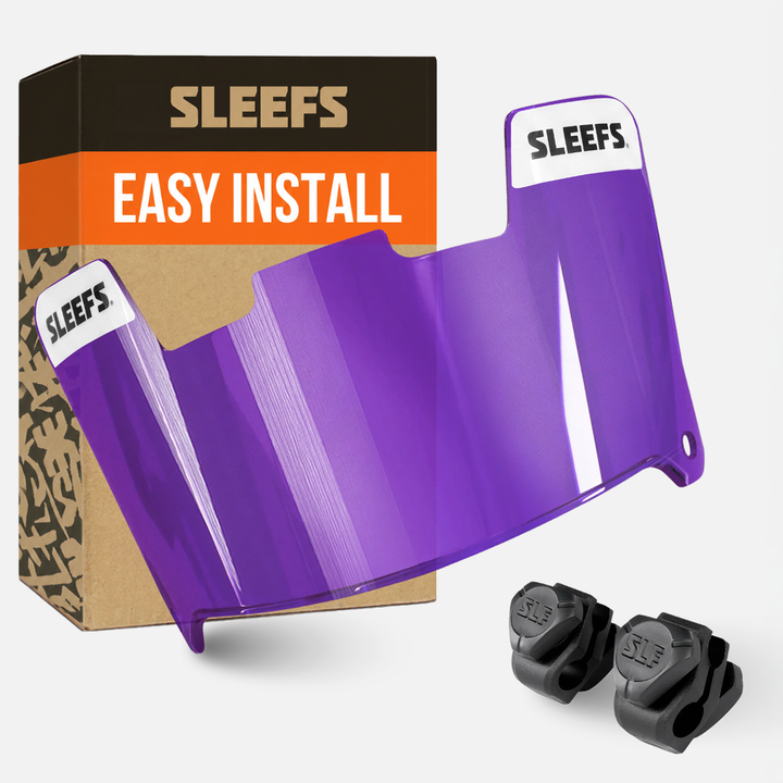 Hue Purple Helmet Eye-Shield Visor