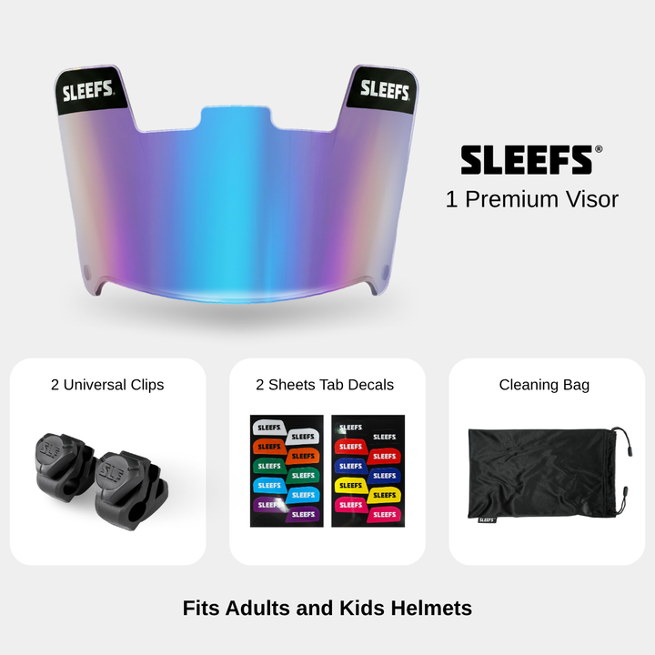 Purple Bifrost Rainbow Helmet Eye-Shield Visor
