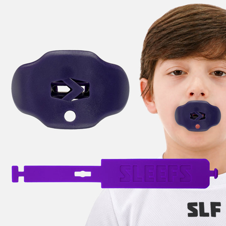 Purple Dual-Shade Kids Football Mouthguard
