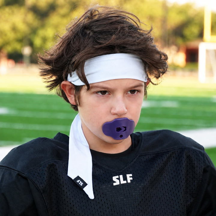 Purple Dual-Shade Kids Football Mouthguard