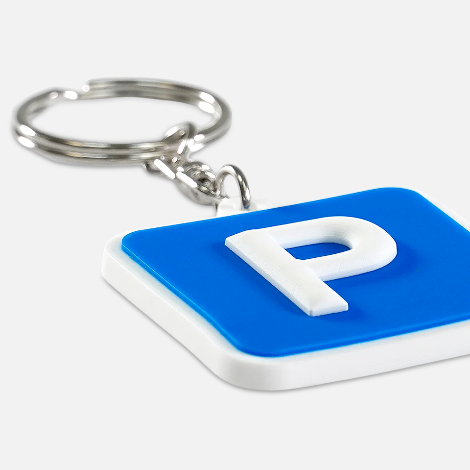 Push Positive Keychain