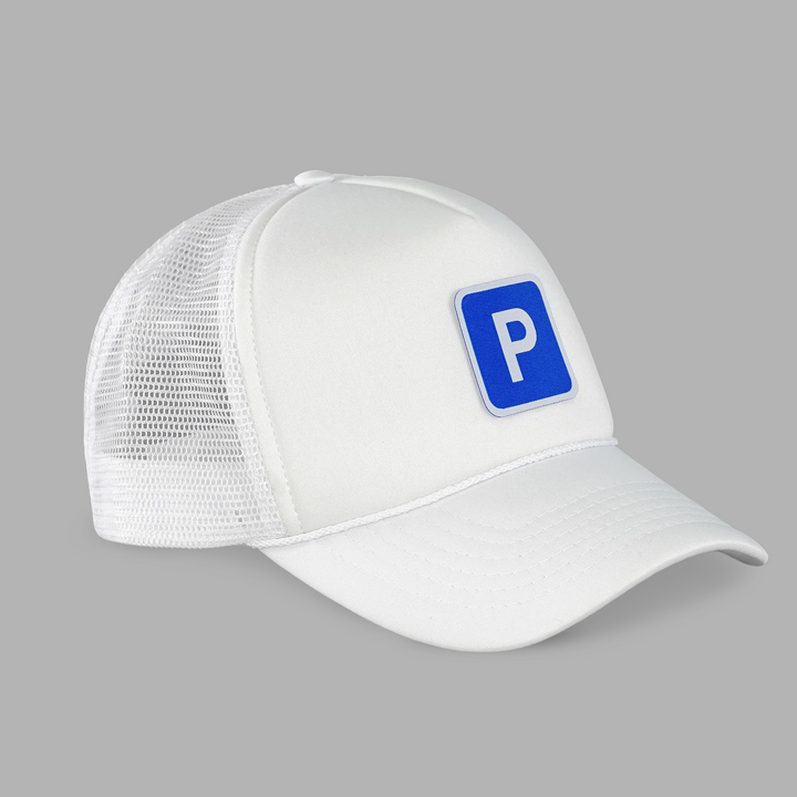 Push Positive White Trucker Hat