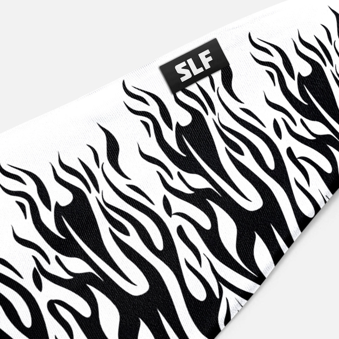 Raging Fire White Headband