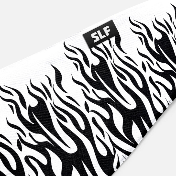 Raging Fire White Headband