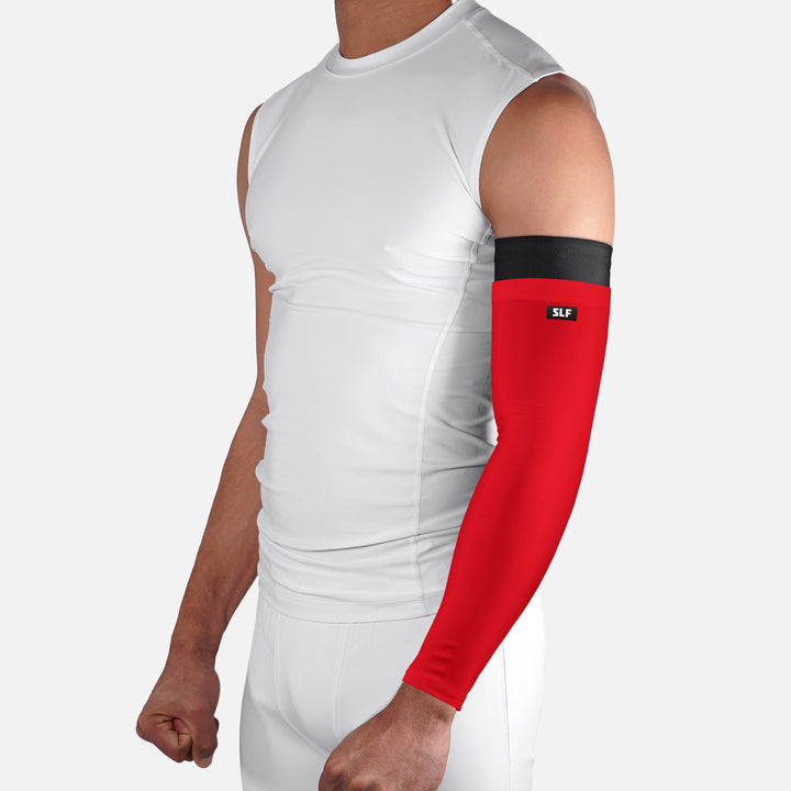 Red Black Double Arm Sleeve