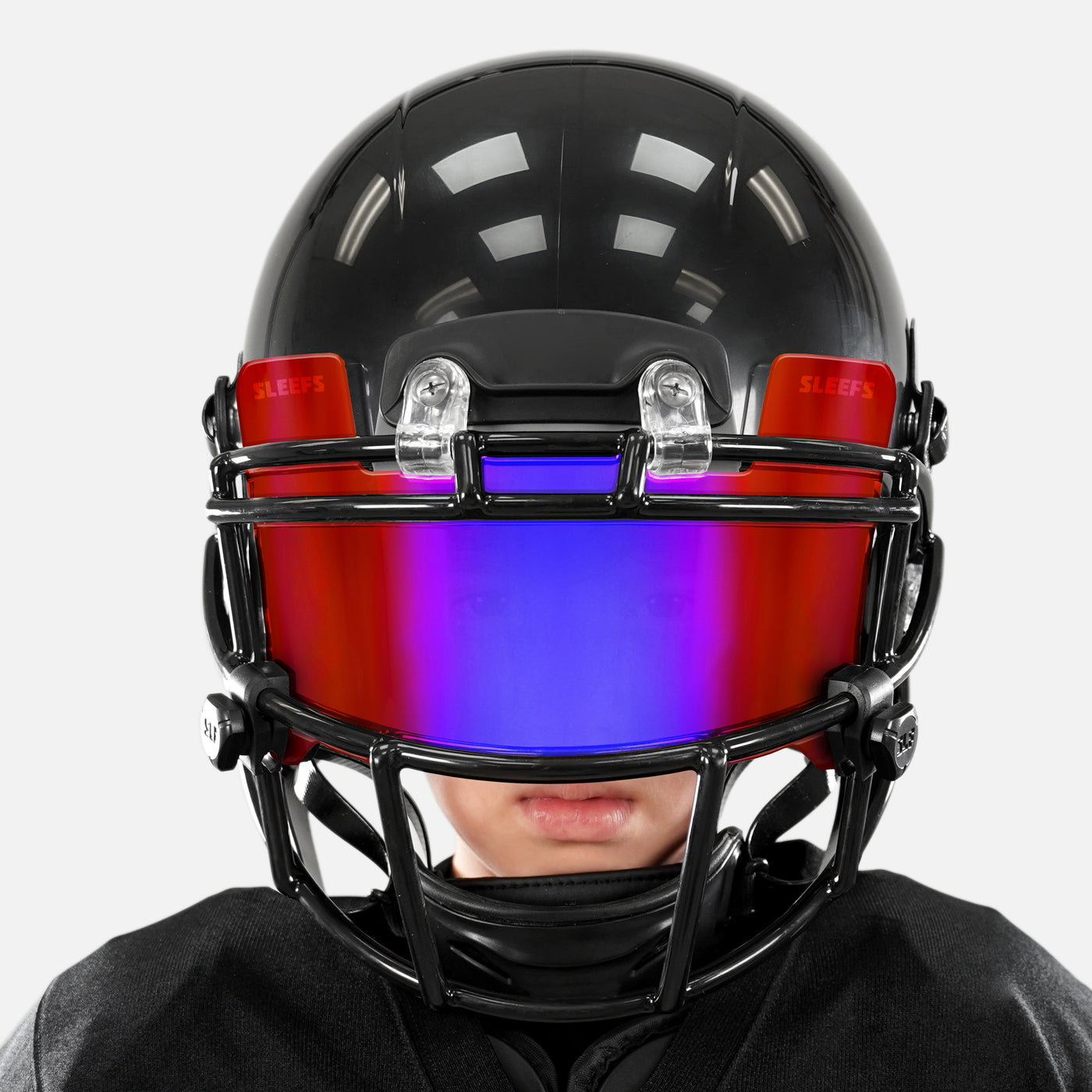 Red Blue Bifrost Rainbow Helmet Eye-Shield Visor for Kids