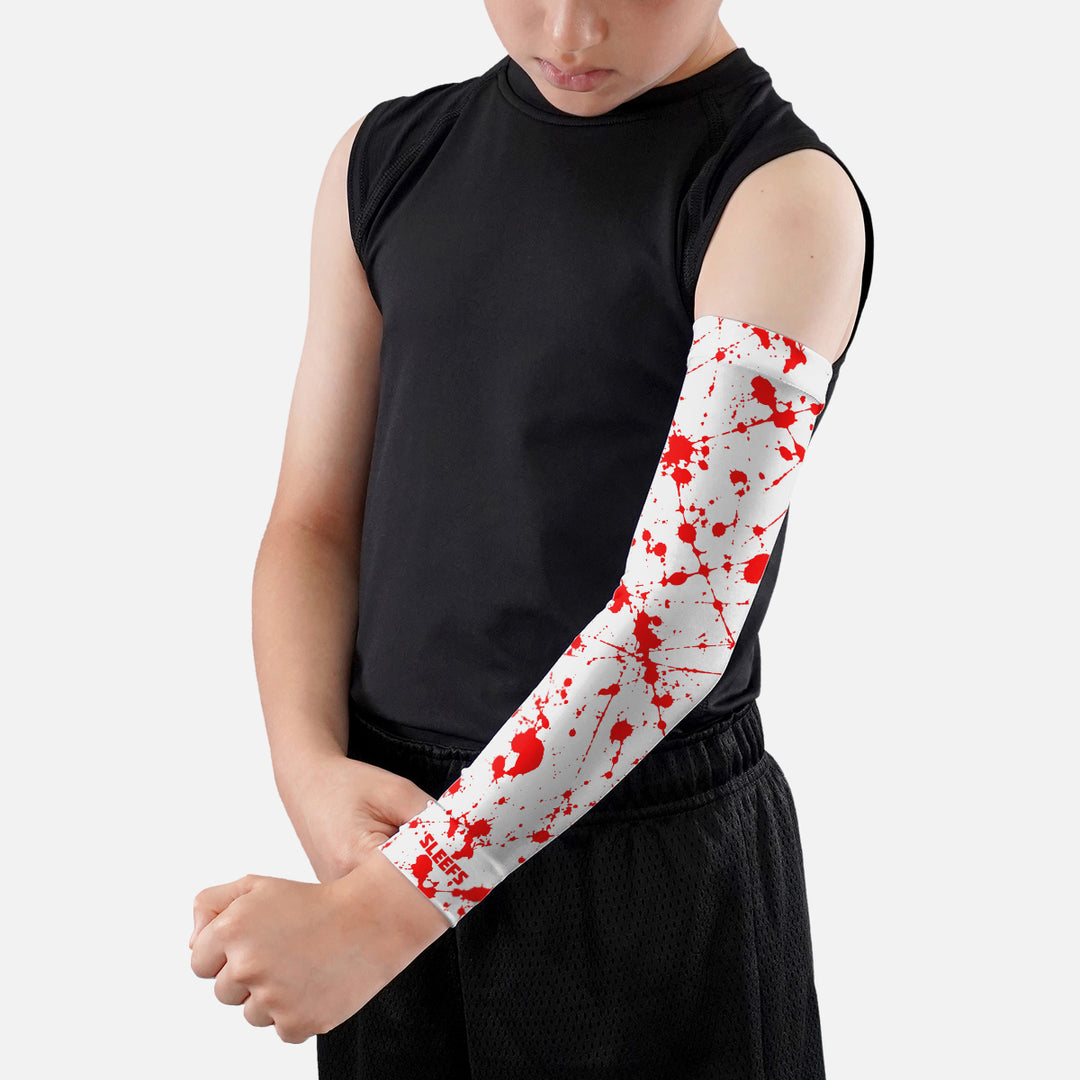 Red Burst Kids Arm Sleeve