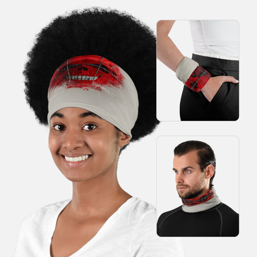 Red Skull Neck Gaiter