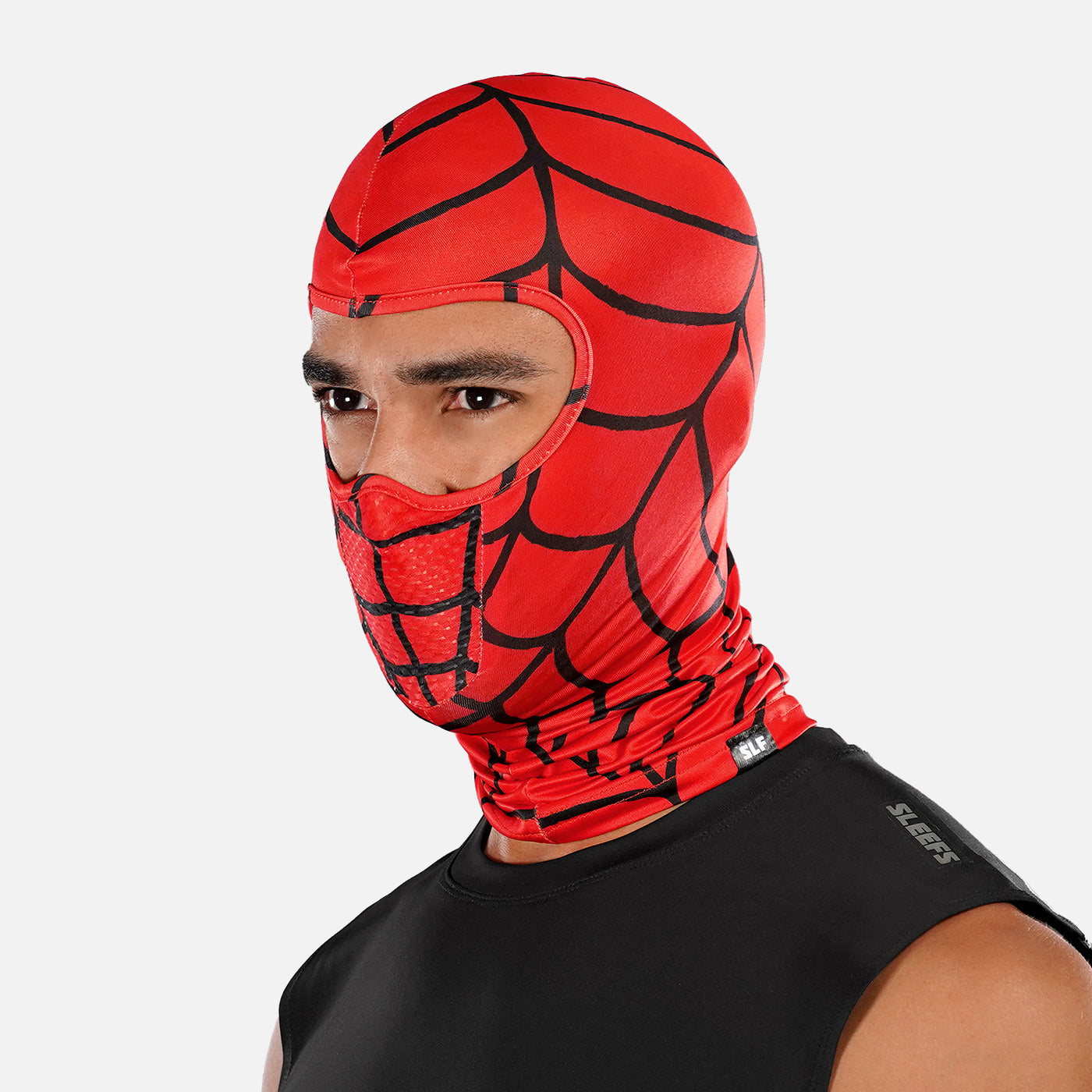 Red Web Shiesty Mask