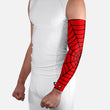 Red Web Pattern Arm Sleeve