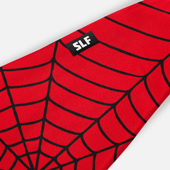 Red Web Pattern Headband