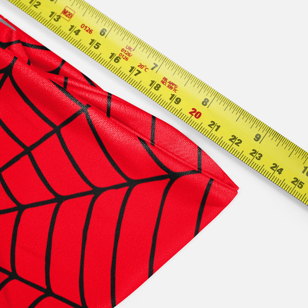 Red Web Pattern Headband