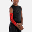 Red Web Pattern Arm Sleeve