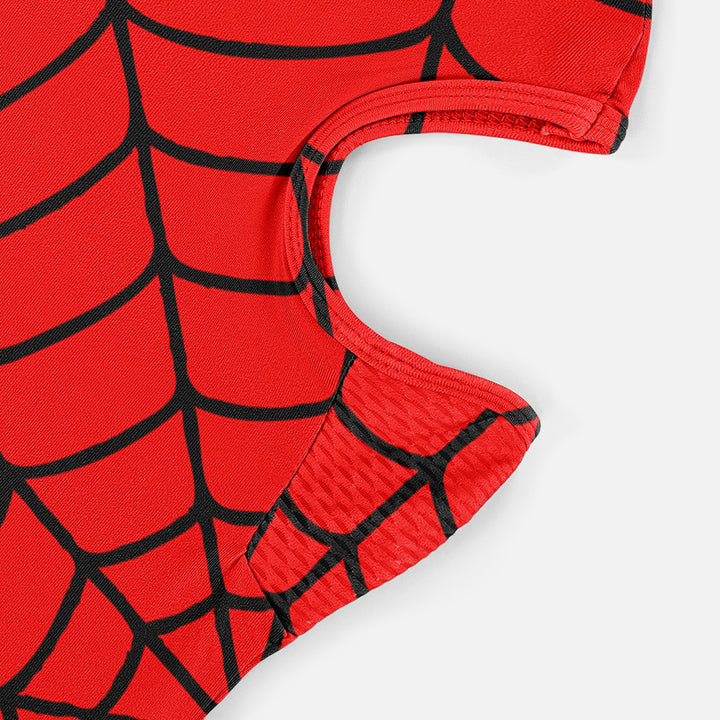 Red Web Pattern Kids Shiesty Mask