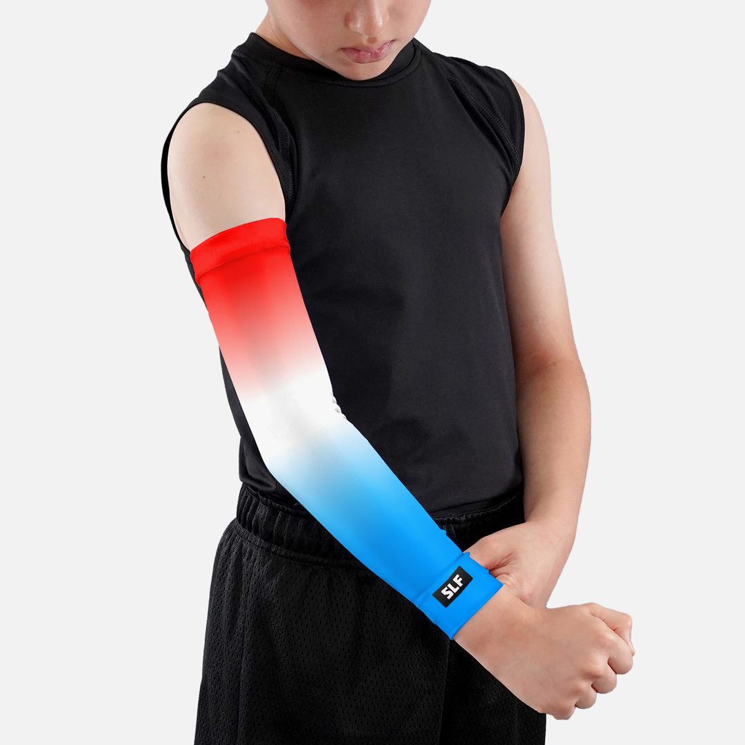 Red White Blue Ice Pop Kids Arm Sleeve