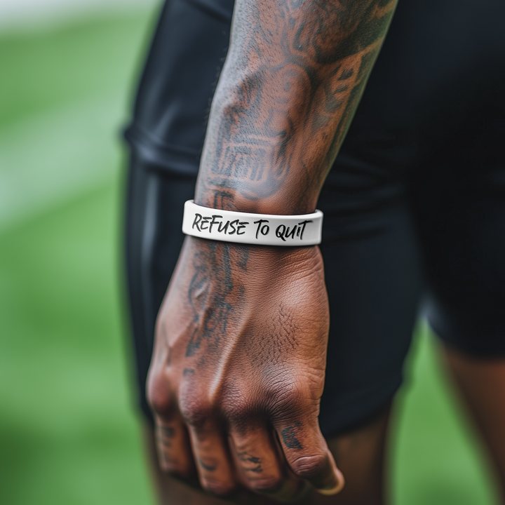 Refuse To Quit Motivational Wristband