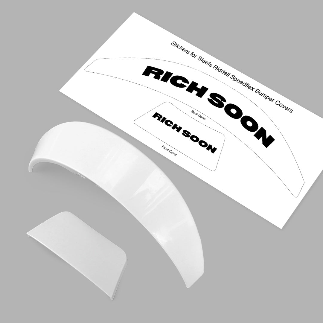 Rich Soon Riddell Speedflex Front and Back Bumper Sticker Kit