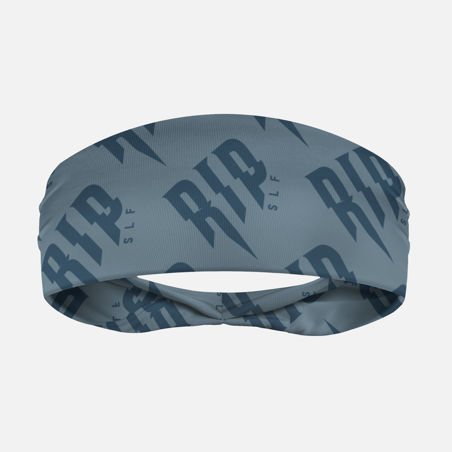 Rip Pattern Steel Blue Headband
