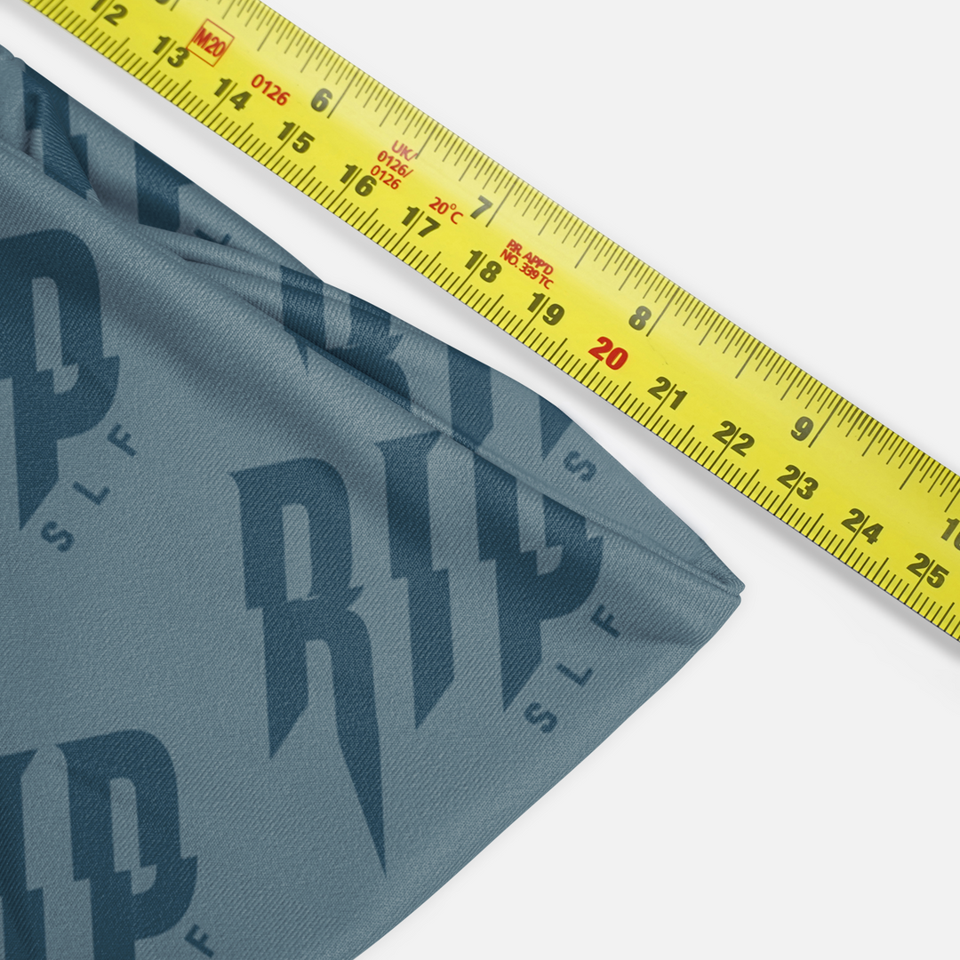 Rip Pattern Steel Blue Headband