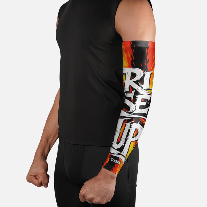 Rise Up Brush Script Arm Sleeve