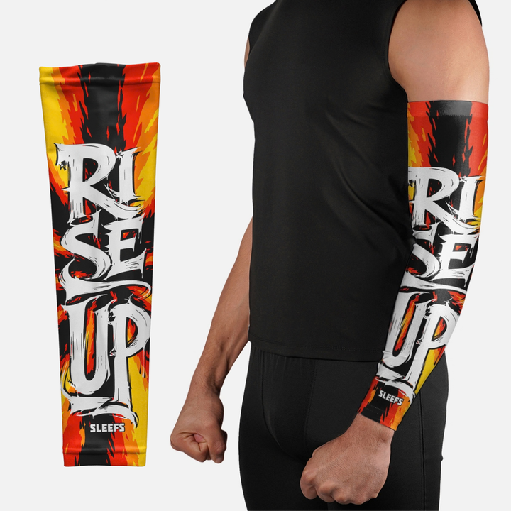 Rise Up Brush Script Arm Sleeve
