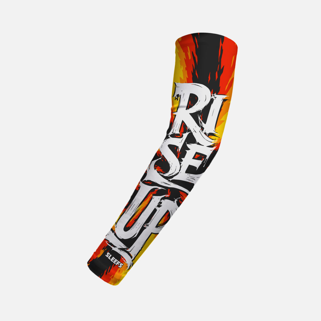 Rise Up Brush Script Kids Arm Sleeve