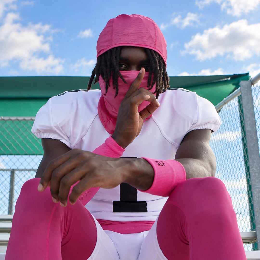 Rose Pink Loose-fitting Shiesty Mask
