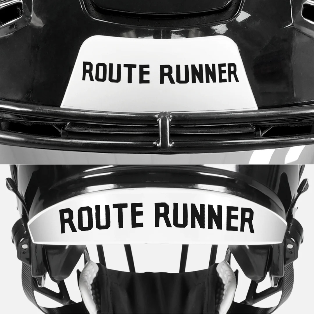Route Runner Riddell Speedflex Front and Back Bumper Sticker Kit