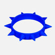 Royal Blue Spiked Silicone Wristband