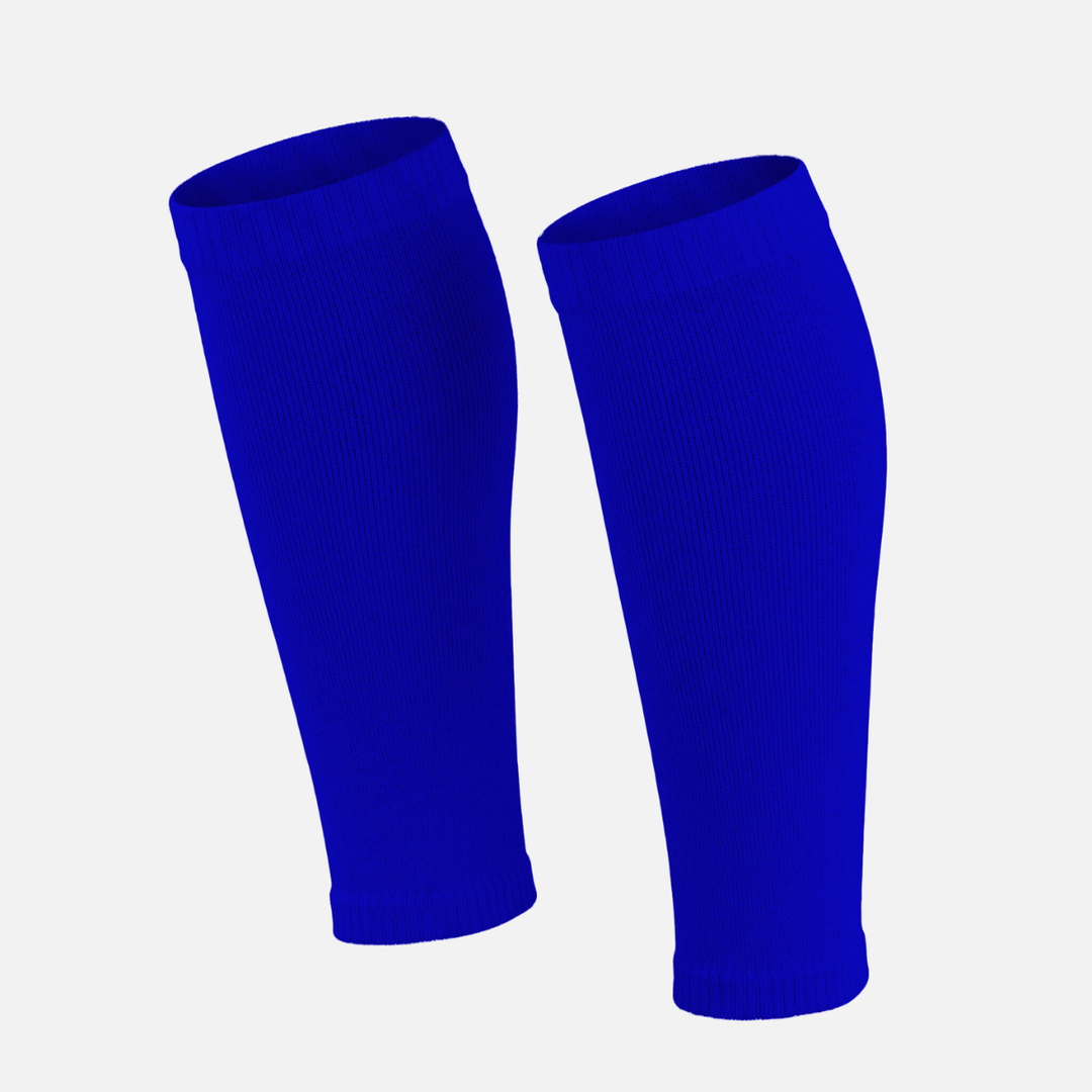 Hue Royal Blue Knitted Compression Calf Sleeves