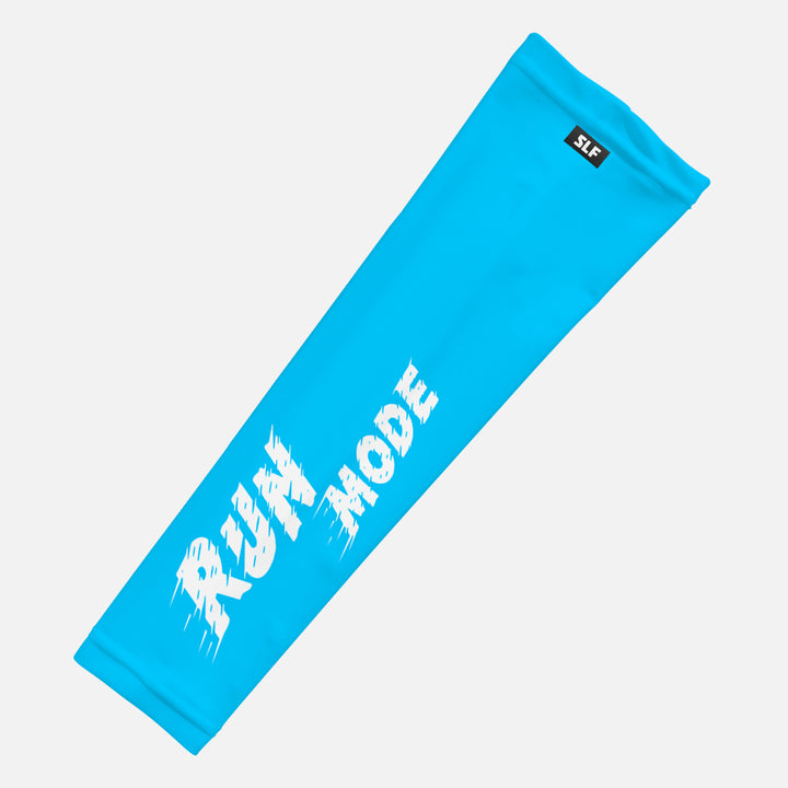 Run Mode Blue Running Sleeves - Pair