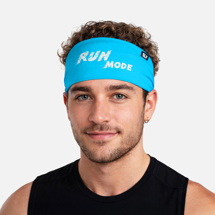 Run Mode Blue Headband