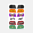 Stickers for Helmet Visor Tabs Collection 