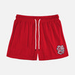 SLF Baseball Patch Red Shorts - 5"